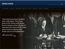 Tablet Screenshot of hoover.archives.gov