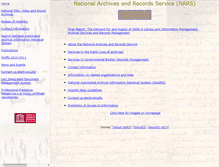 Tablet Screenshot of national.archives.gov.za