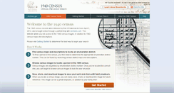 Desktop Screenshot of 1940census.archives.gov